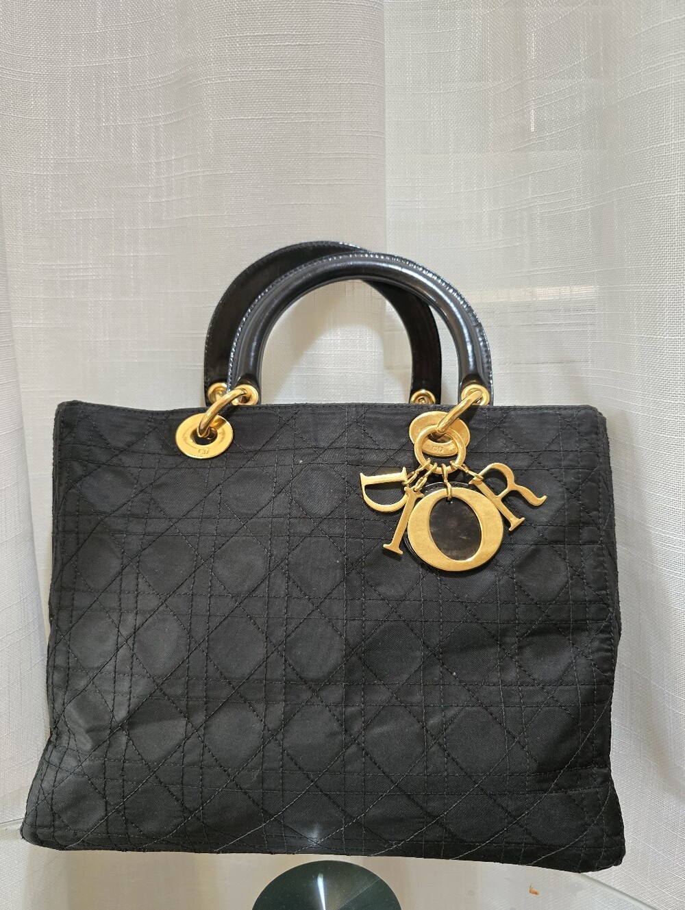 Christian Dior Lady Dior Cannage Quilt Nylon Bag - Picture 4 of 15